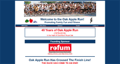 Desktop Screenshot of oakapplerun.org